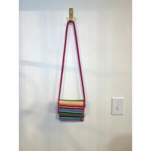 The Sak Rainbow Crochet Crossbody Bag Y2K Coastal Grandma Festival Purse